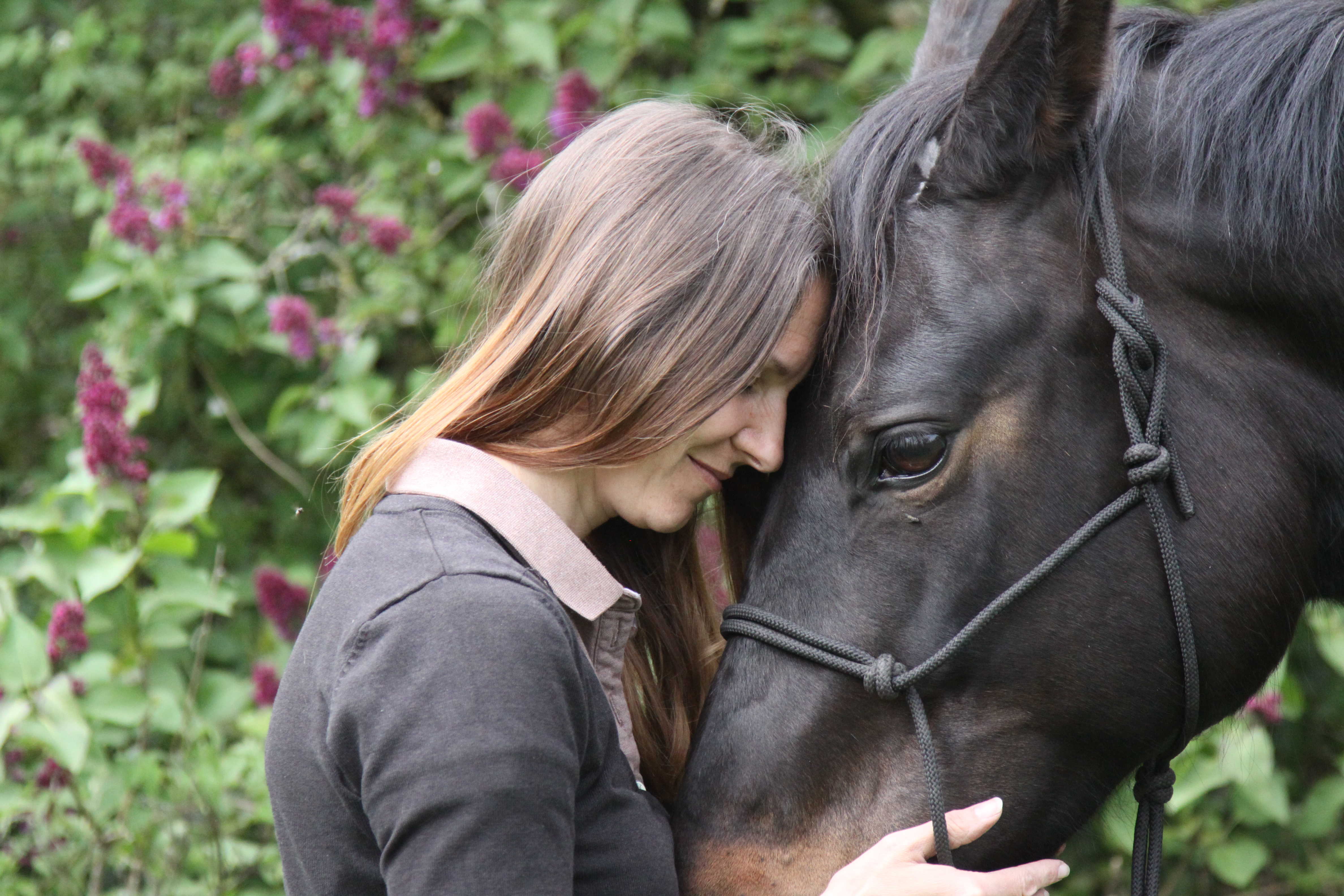 Nadine Plaumann mit Pferd